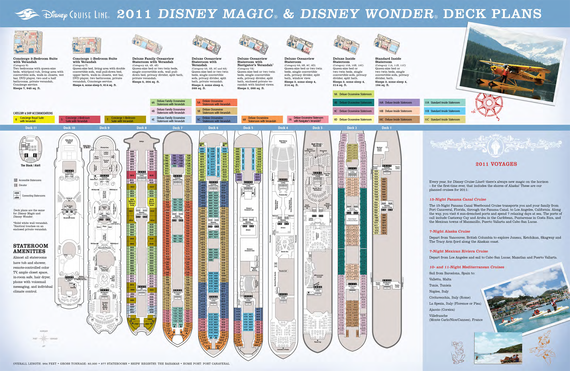 2011 Disney Cruise Deck Plans MouseMisers