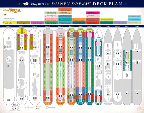 Download the Disney Dream Deck Plan - Warning! It is Huge!
