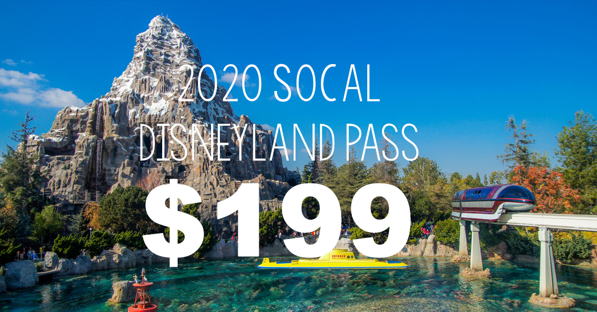 2020 Disneyland SoCal Pass
